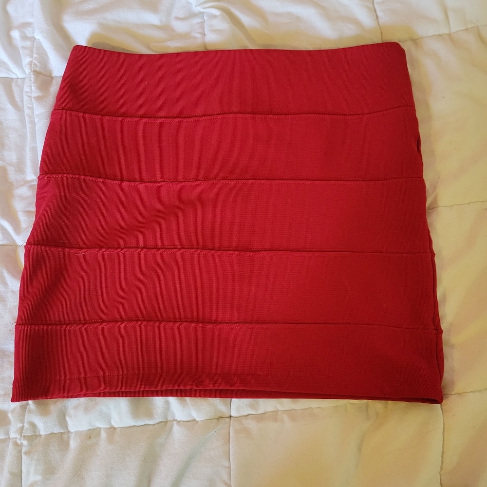 Red Mini Skirt